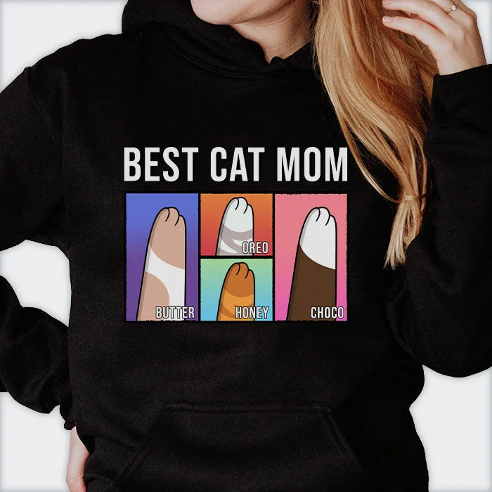 Best Cat Mom Cat Dad - Gift for Cat Lovers - Personalized Unisex T-Shirt, Hoodie