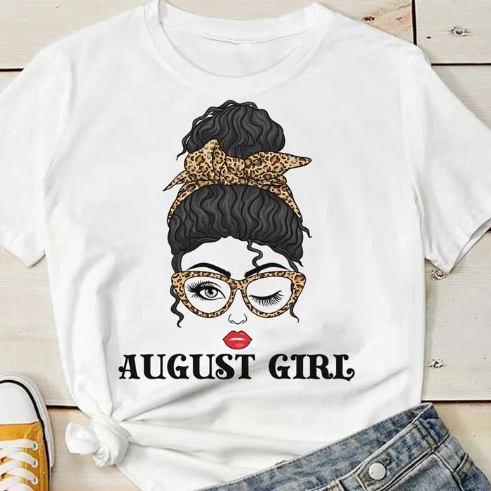 Birth Month Girl - Personalized Unisex T-Shirt