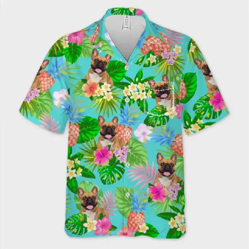 Hawaiian Shirt / With Pocket / S