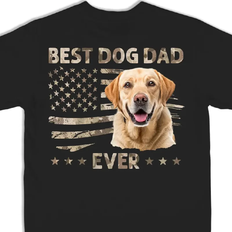 Custom Photo Ultimate Dog Dad - Dog & Cat Personalized Custom Back Printed Unisex T-shirt, Hoodie, Sweatshirt - Father's Day, Gift For Pet Owners, Pet Lovers