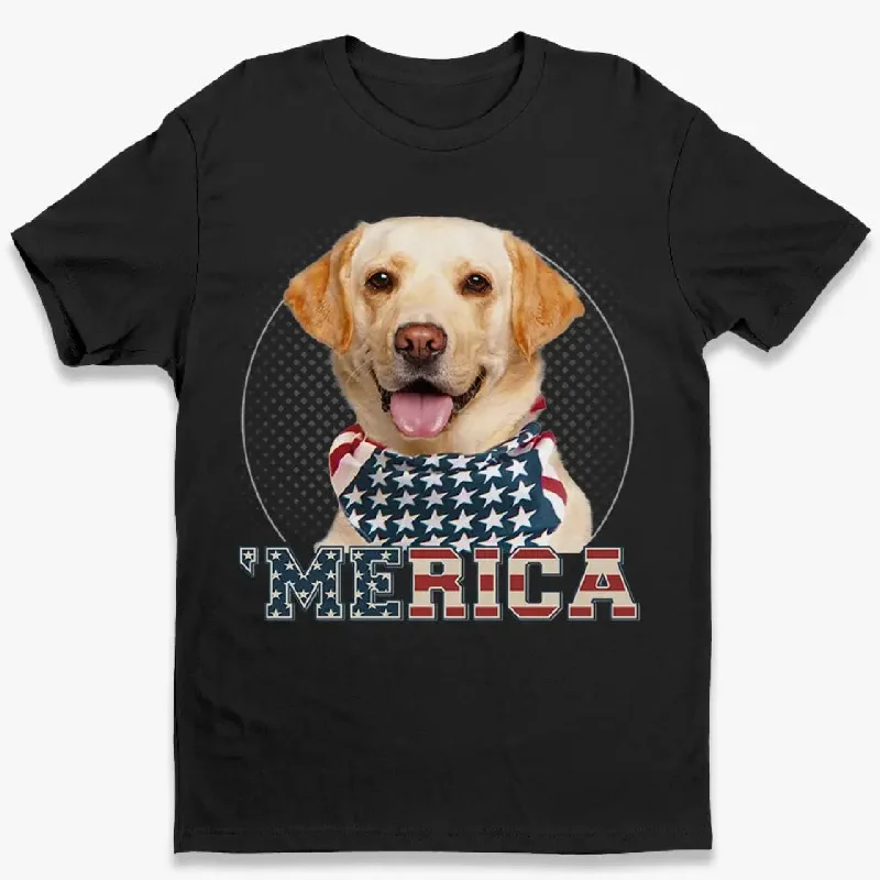 Custom Photo When I Needed A Hand, I Found Your Paw - Dog & Cat Personalized Custom Unisex T-shirt, Hoodie, Sweatshirt - 4th Of July, Gift For Pet Owners, Pet Lovers