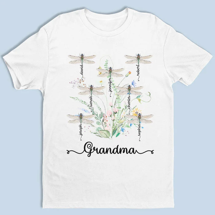 Grandchildren Are The Dessert Of Life - Family Personalized Custom Unisex T-shirt, Hoodie, Sweatshirt - Birthday Gift For Mom, Grandma