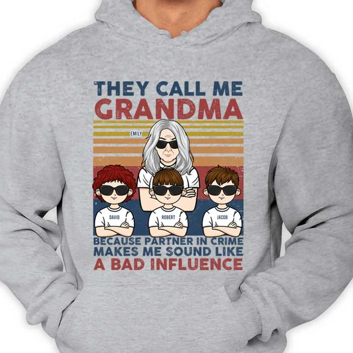 Grandma & Grandson, Legend & Legacy  - Personalized Unisex T-shirt, Hoodie - Gift For Mom, Grandma