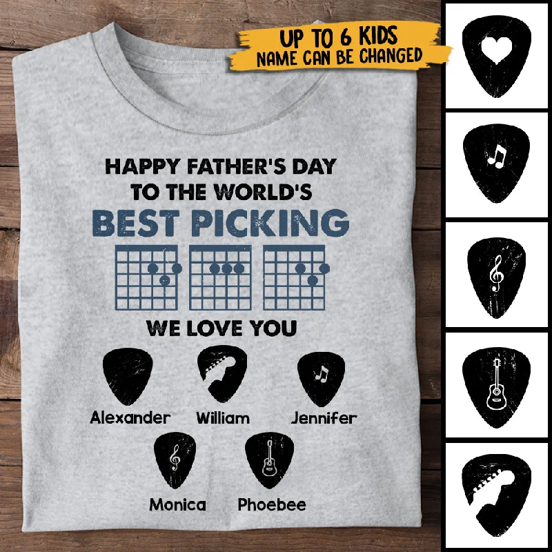 Happy Father's Day To The World's Best Picking - Personalized Unisex T-Shirt