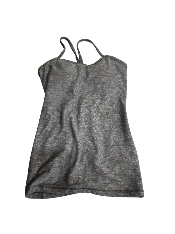 Athletic Tank Top By Lululemon In Grey, Size: S