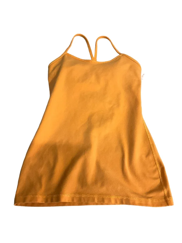 Athletic Tank Top By Lululemon In Orange, Size: S