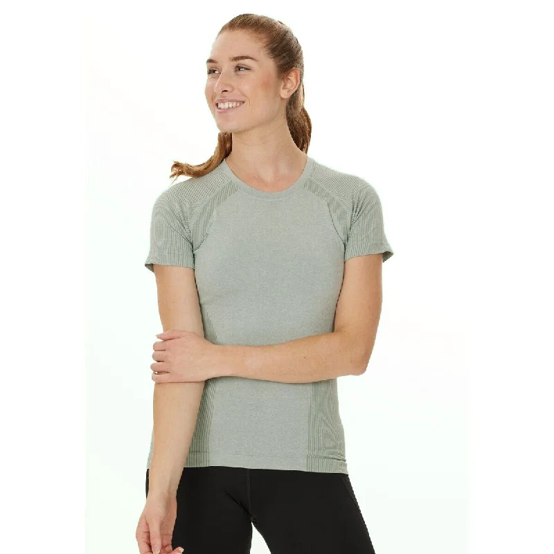 Endurance Halen Seamless Short Sleeve Tee - Womens - Desert Green