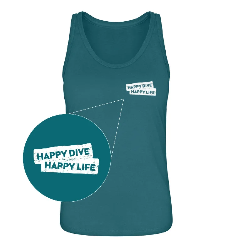 Happy Dive Happy Life - 100 % Bio Frauen T-Shirt