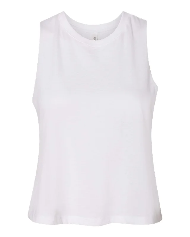 Pretreated Bella+Canvas 6682 Women's Racerback Crop Tank