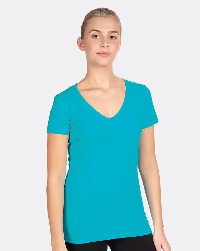 Pretreated Next Level 1540 Women's Ideal V-Neck T-Shirt