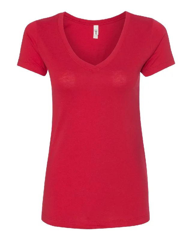 Pretreated Next Level 1540 Women's Ideal V-Neck T-Shirt