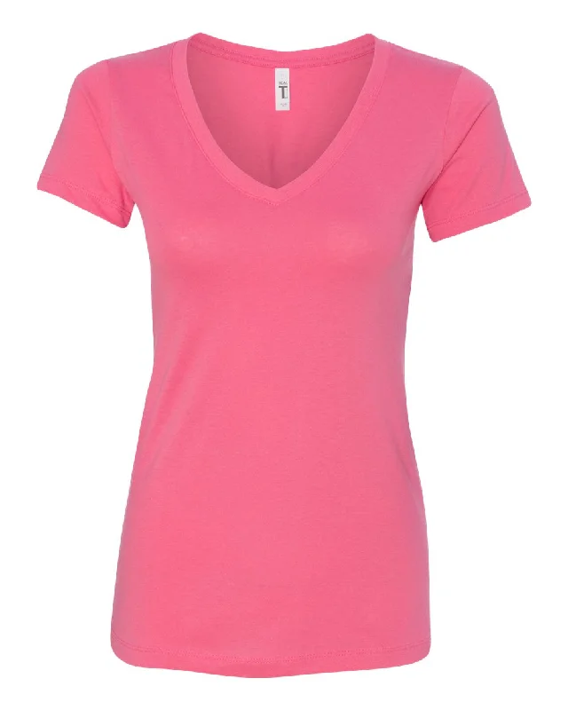 Pretreated Next Level 1540 Women's Ideal V-Neck T-Shirt