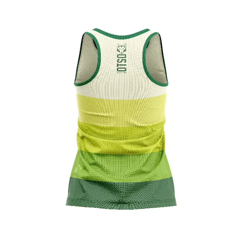 Women's Stripe Tank Green