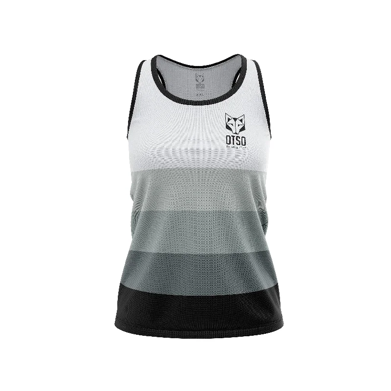 Women's Stripe Tank Grey