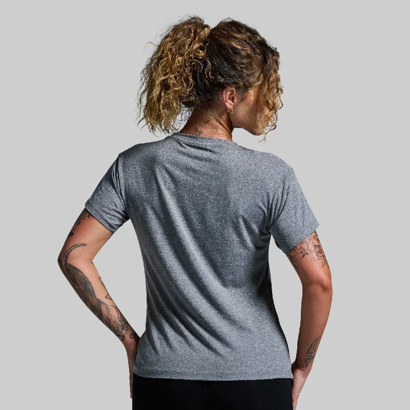 Women's BP Premium Basic Crew (Heather Grey)