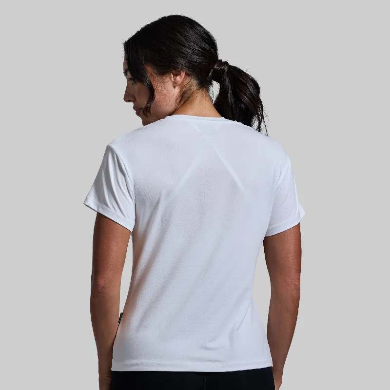 Women's BP Premium Basic Crew (White)