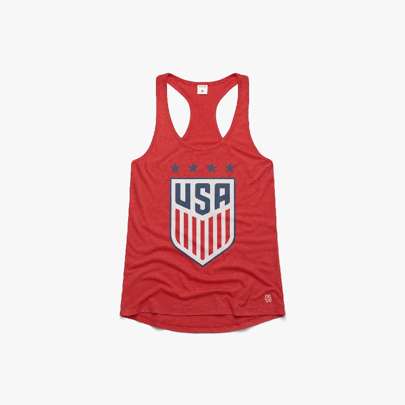 Women's USA Crest Stars Racerback