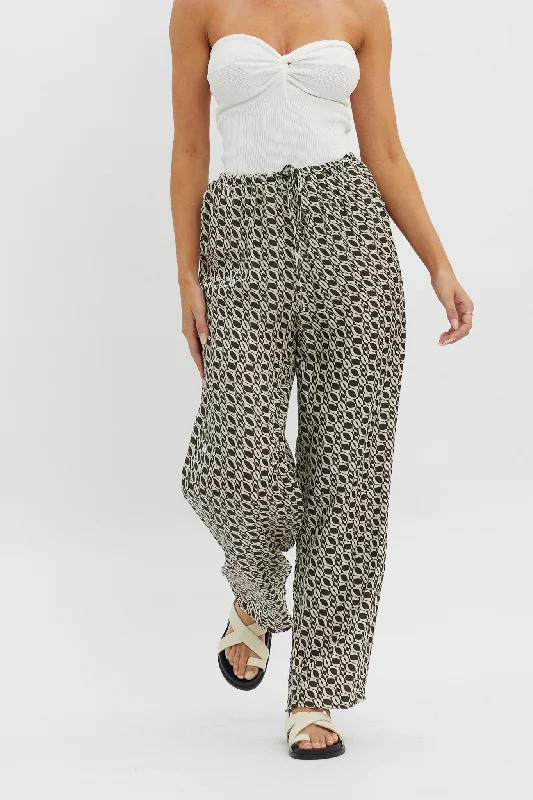 Avenue Drawstring Pants Print Solna