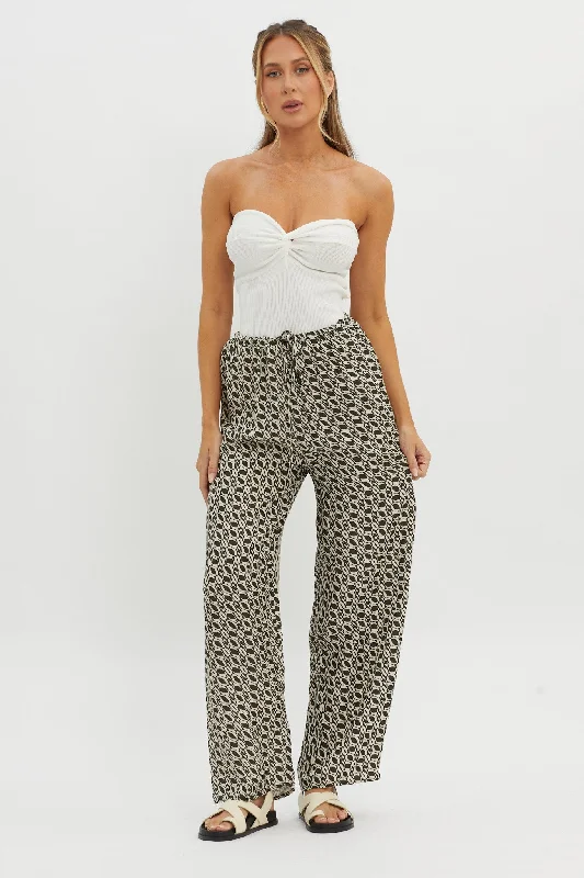 Avenue Drawstring Pants Print Solna