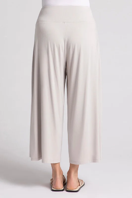 Bamboo Wide Capri | Cashew