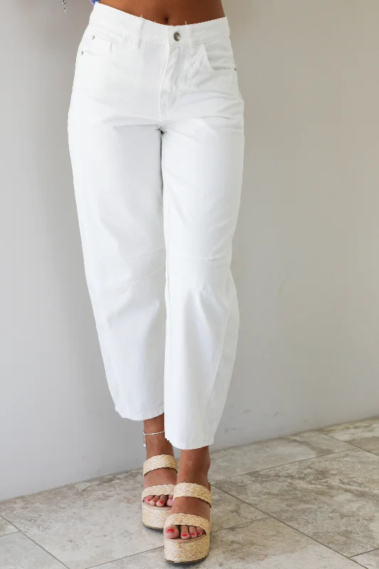 On The Go Pants: White