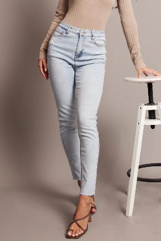 Denim Skinny Jean High Rise