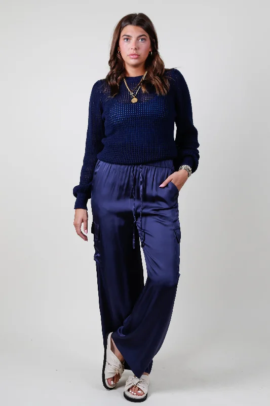 FRENCH | Nouman Woven Pants - Bleu Marine