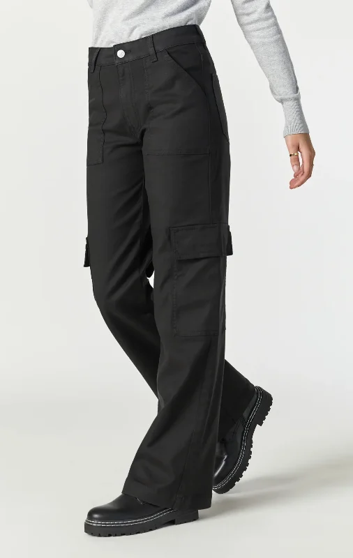 ALVA BLACK LUXE TWILL PANT