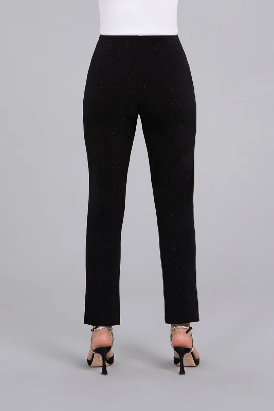 Narrow Pant Midi | Black Sparkle