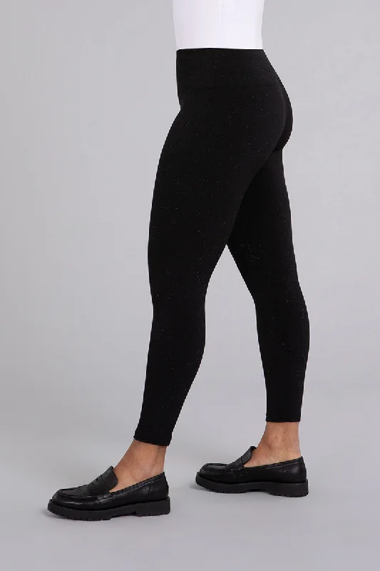 Nu Yoke Legging | Black Sparkle