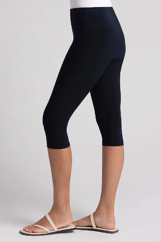 Nu Yoke Legging Capri | Navy