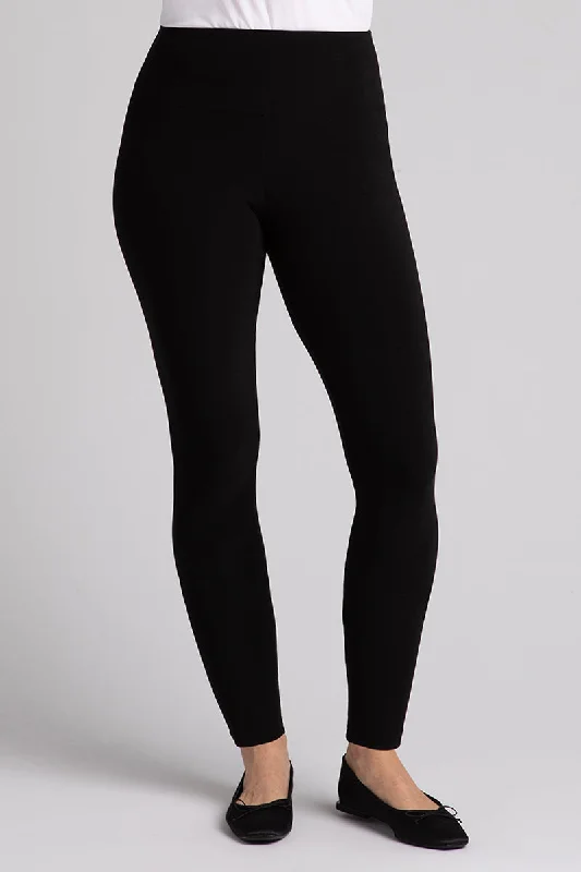 Nu Yoke Legging Long | Black