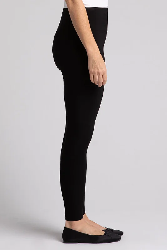 Nu Yoke Legging Long | Black