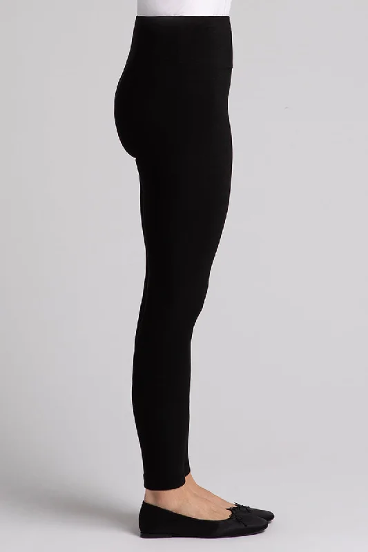 Nu Yoke Legging Long | Black