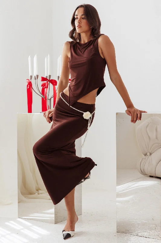 Palos Verdes Skirt Chocolate