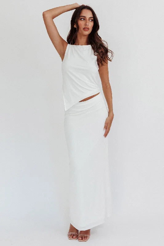 Palos Verdes Skirt Off White