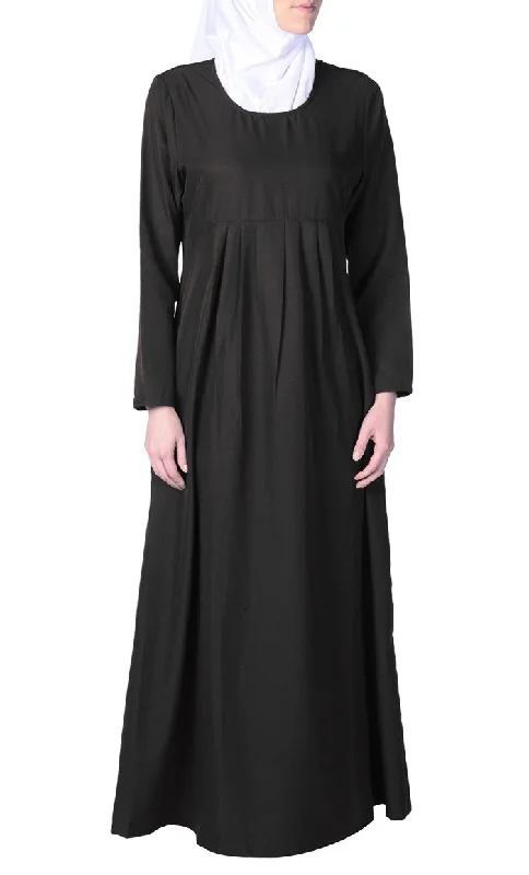 A Line Basic Casual Everyday Abaya Dress