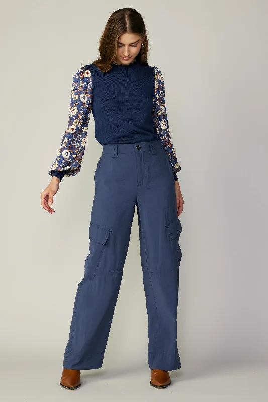 Wide Leg Cargo Pant