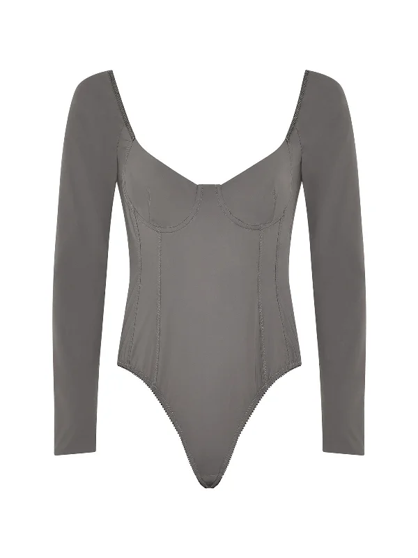 09 Underwire Bodysuit | Slate