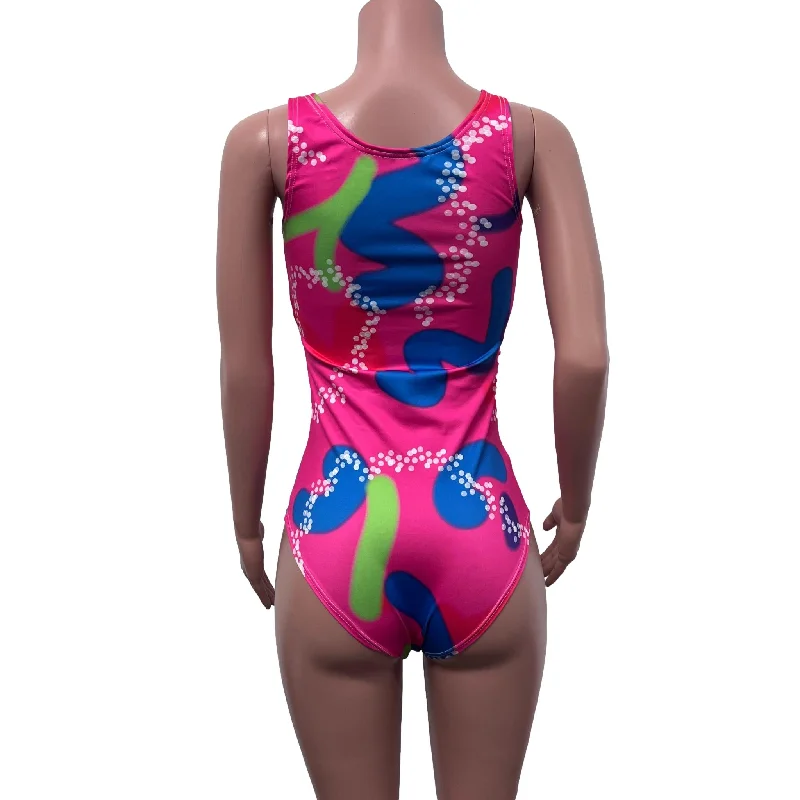 Neon Malibu Bodysuit | Barbie Costume Cosplay Inspiration | Pink Leotard