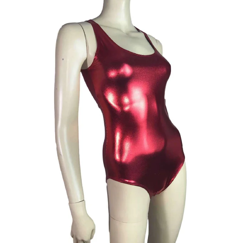 Bodysuit - Red Metallic