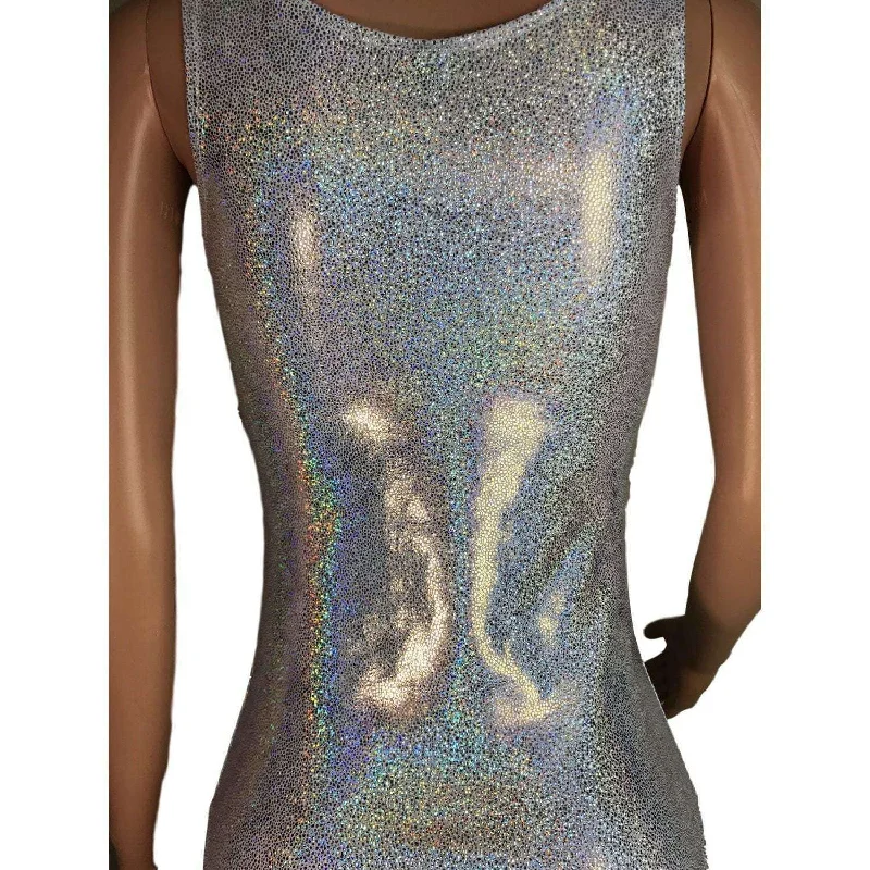 Bodysuit - Silver Holographic