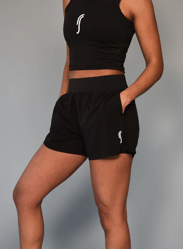 Women's Performance Court Shorts - 2 in 1 with Ball Pockets